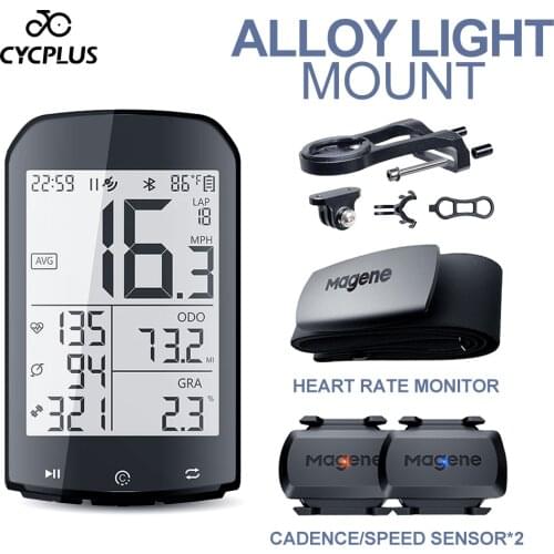 CYCPLUS M1 Bike Accessories GPS Bicycle Computer Cycling Speedometer Bluetooth 4.0 ANT+ Ciclismo Power Meter for Garmin Zwift