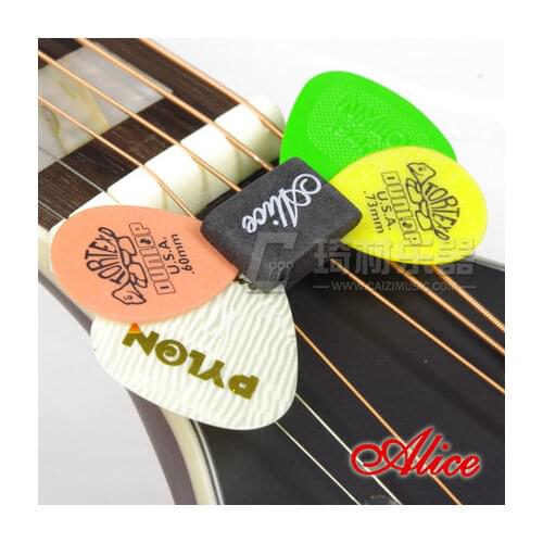 Alice A010C Guitar Bass Guitar Ukulele Headstock Rubber Pick Holder plectrum mediator