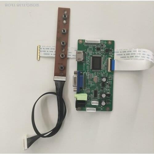 Kit for N156HCN-EAA 1920x1080 40pin Monitor LVDS EDP VGA Panel LCD LED HDMI Controller Board Screen Display