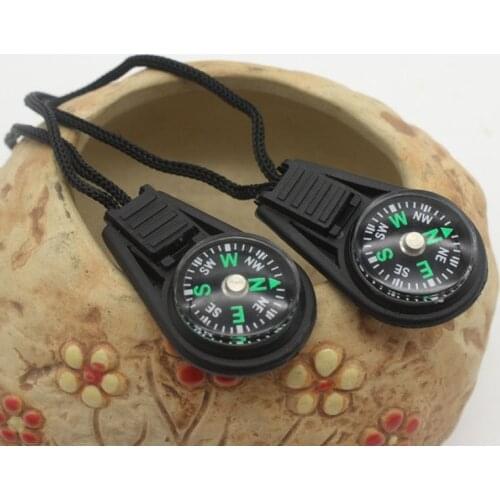 Mini Compass Survival Kit with Keychain for Outdoor Camping Hiking Hunting FK88