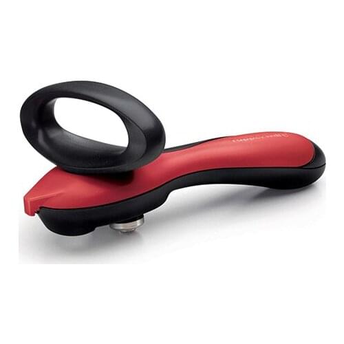 Tupperware Multi-Purpose Can Opener, Kitchen Helper, Opener, Can Opener, Black-Red, Can Opener