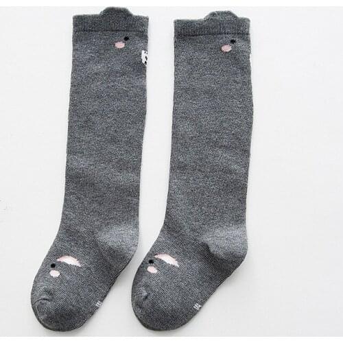 Baby Sock Four Season Cartoon Pattern Children Babies Cotton Socks Cute Baby Girl Warm Pantyhose Knee High Leg Warm