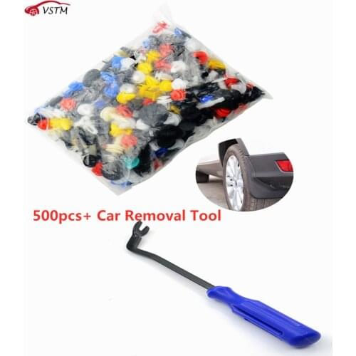 New 500Pcs 30 kinds Universal Mixed Auto Fastener Car Bumper Clips Retainer Car Fastener Rivet Door Panel Liner for All Car