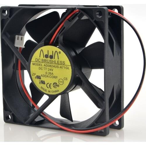 Authentic FOR adda ad0824us-a71gl8cm/8cm 8025 24V 0.26A power supply cooling fan