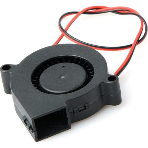 DC 24V Air Blower Fan Turbo DC Blower Small Fan Industrial Fan Cooling 3D Printer Accessories Black for Heat Dissipation