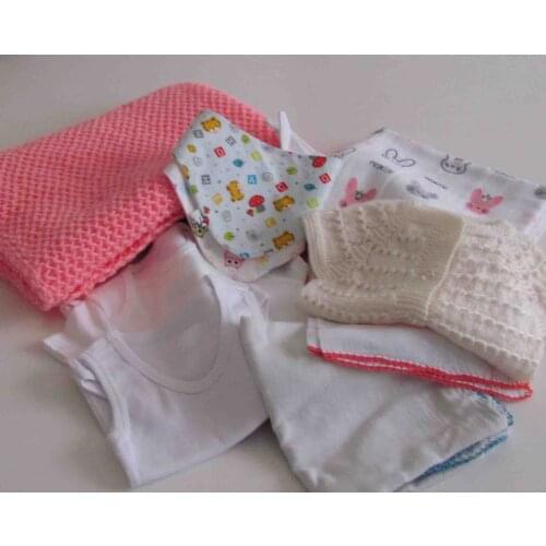Pafuli Newborn Girl Luxury Gift Set White