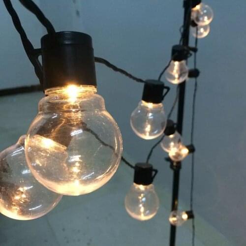 Led string lights bulb outdoor fairy lighting color Christmas light decor indoor led lights wedding string fairy lights garden