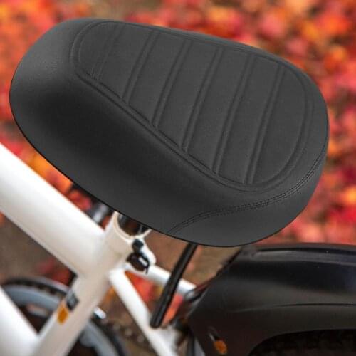 Bike Saddle Four-Corner Spring Thickened Soft Bike Seat Comfortable Bicycle Seat Cushion With Sponge Outdoor Cycling Accessories