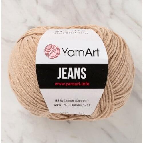 Yarnart Jeans 87 Yarn %55 Cotton - %45 Poly Acr 50g-160m Cardigan Sweater Shawl Blouse Home Textile Amigurumi Crochet Knitting