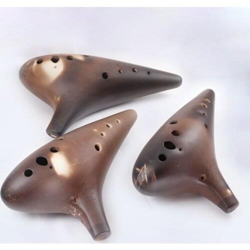 High quality retro 12 holes BC ocarina big bass C flute timbre good sound music instrument