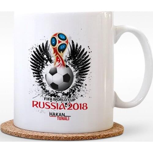 Customized World Cup 2018 Design White Mug Cup-6