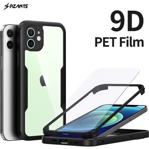 Rzants For Apple iphone 12 iphone 12 Pro Case 360 Full Protective Casing Double Shockproof Shell No Need Film Cover