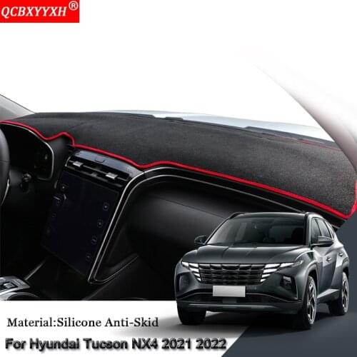 Car Dashboard Protective Mat Shade Cushion Pad Rose Carpet Mat Cover Auto Internal Accessories For Hyundai Tucson NX4 2021 2022