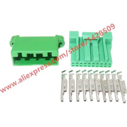 20 Sets 10 Pin Auto Radio Module Harness Female Connector Male PCB Socket For Honda IL-AG5-10S-S3C1