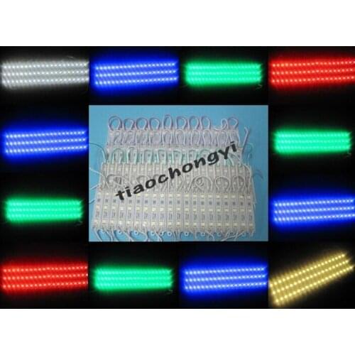20pcs 3 LED Super Bright 5050 SMD Module Waterproof Light Lamp Strip DC 12V