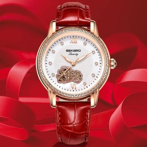 2021 Watch Machanical Automatic Woman Leather Band Female Relogio Masculino Lady