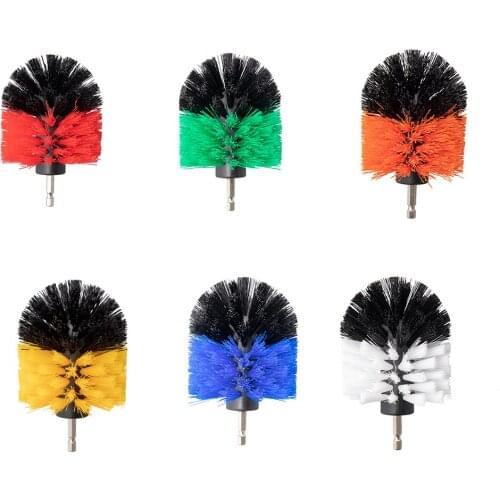 3pcs Portable Drill Scrubbing Brushes Cleaner Kit Electric Scrubber Brush for Carpet Glass Household Car Tires Cleaning Tools