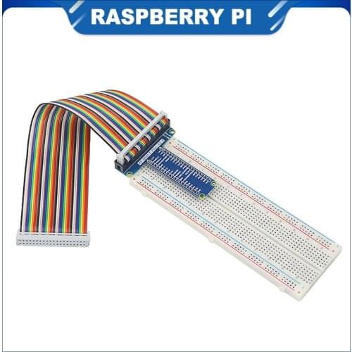 ITINIT R304 Raspberry Pi 40 Pin GPIO Extension Board + MB-102 Breadboard PCB Bread Board + GPIO Cable Adapter For Arduino UNO