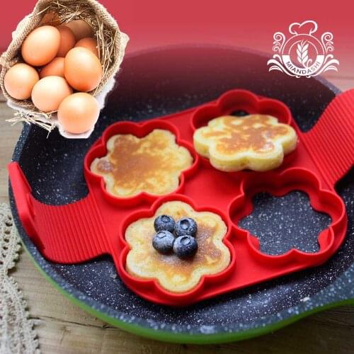 Nonstick Pancake Maker Egg Ring Omelette Heart shaped mold Tools Baking Machine Pancake Cooking Tools Kitchen Accessories Tool