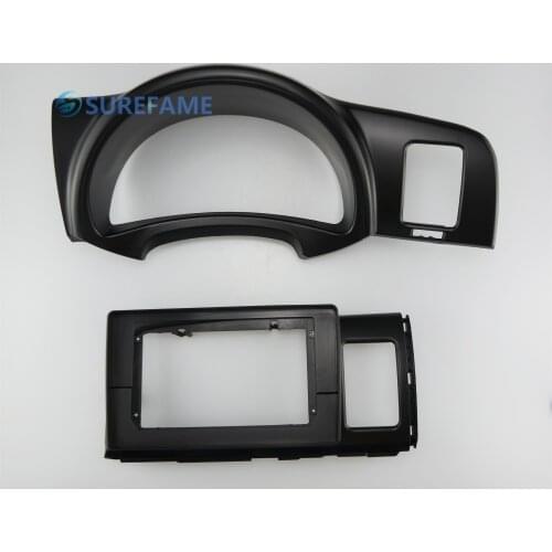 10.1inch Car Radio Facia Panel for TOYOTA WISH 2005-2009 (Right Wheel) Fascia Dash Kit Install Console Panel Plate Adapter Bezel