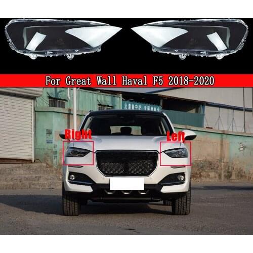 Car Glass Lamp Headlamp Lampcover Shell Auto Lampshade Headlight Lens Cover For Haval F5 2018-2020 Auto Lamp Case