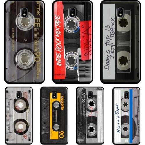 Vintage Cassette tape retro style Case For Samsung Galaxy J5 2017 A3 A5 J1 J3 J7 2016 J4 J6 A6 A8 Plus A7 A9 J8 2018 Coque