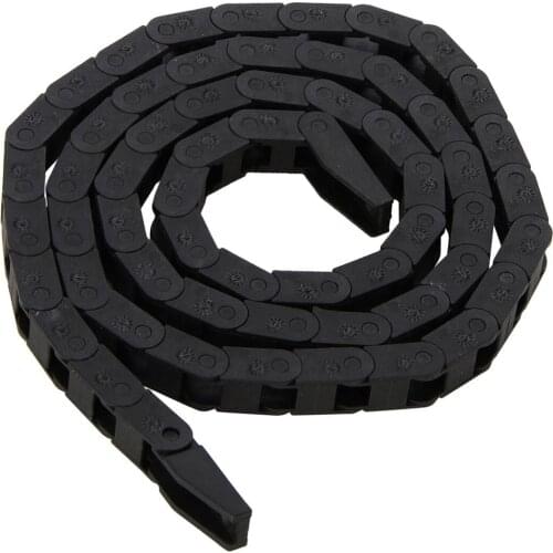 Black Plastic Nylon Cable Carrier Drag Chain Towline Nested Wire Carriers 7*7mm For CNC Machine Tool Electronic Equipment Mayitr