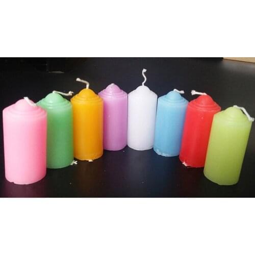 Colorful Smokeless Candles Ornament Aromatic Decorative Candles Christmas Wax Candle Decoration Vela Perfumada Candle 20KO333