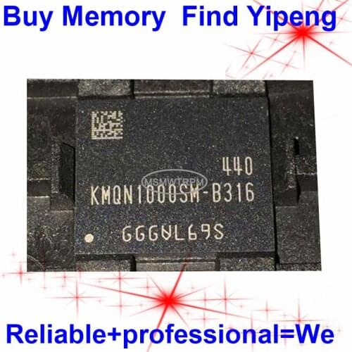 KMQN1000SM-B316 BGA221Ball EMCP 8+8 8GB Mobilephone Memory New original and Second-hand Soldered Balls Tested OK