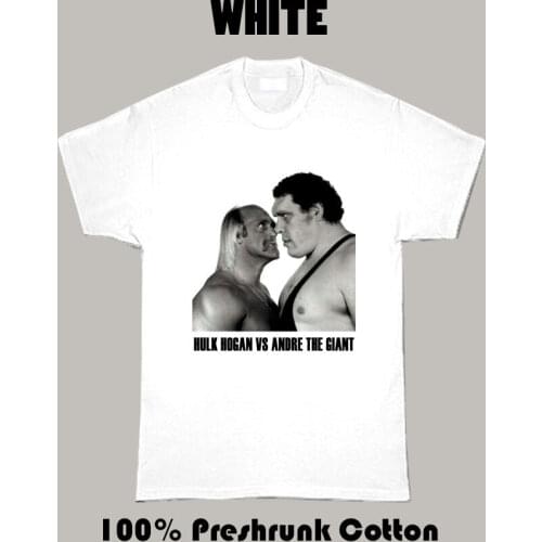 Hulk Hogan Vs Andre The Giant Retro Wrestling Entertainment 1980s T Shirt