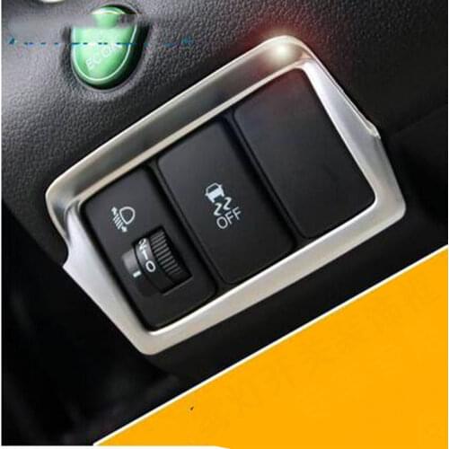 For Honda CRV/CR-V 2012-2016 Car ABS Chrome Headlight Switch Button