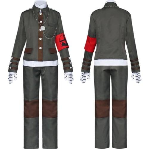 Anime Danganronpa Korekiyo Shinguji Full Cosplay Costume Includes Wig Hat Mask Halloween Carnival Costume