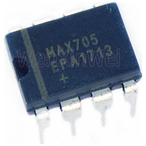 10PCS/LOT MAX705EPA DIP8 MAX705CPA DIP-8 Microprocessor Monitoring Circuit Chip