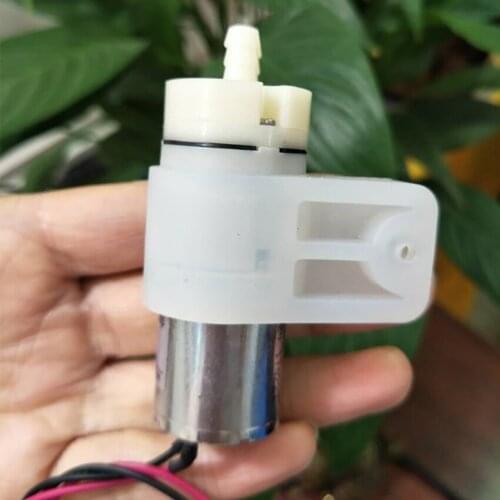 DC 12V Miniature Self-priming Water Pump Negative Pressure Vacuum Pump Large Suction High Lift Flow Rate: 1100 cc/min Low Noise