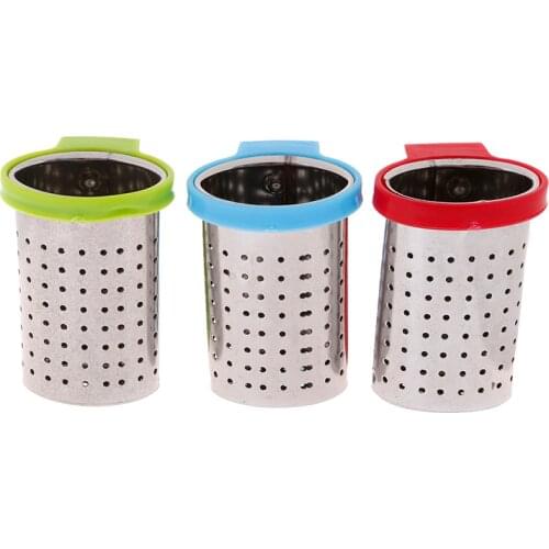 Stainless Steel Reusable Tea Infuser With Handle Tea Strainer Teapot Tea Bag Infuser Filter Household Tea Brewing Making