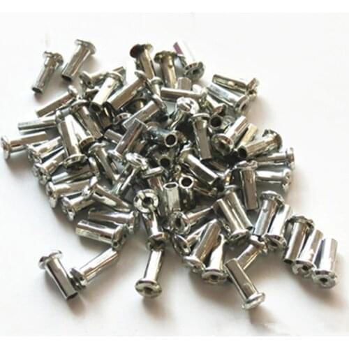 50pcs 12mm Cycling Bike Spoke Nipple Brass Nipples Spoke Cap High Quality Durable Bike Bicycle Cycling Parts Accessories