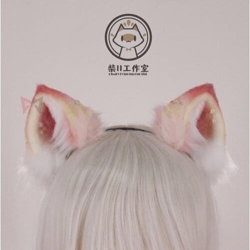 New Lovely Cat Ears Honey Peach Blue Orange Green Purple Color Hairhoop Headwear For Halloween Game Party