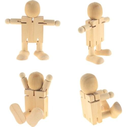 Robot Art Draw Decoration Deformation Joint Activity Children Gift DIY Painting Graffiti Baby Educational Toys 1Pcs