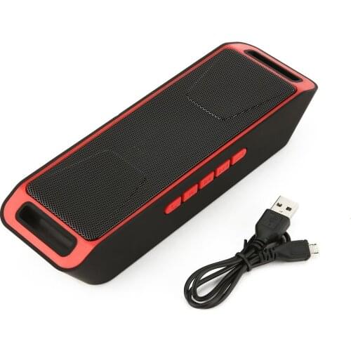 S208 Bluetooth Speaker Wireless Recharegable Stereo Loudspeakers USB Charging Mini FM Radio Multifunctional Sound Boombox