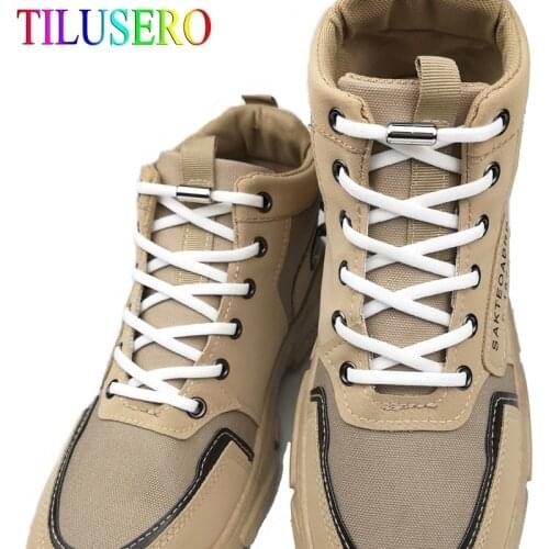 1Pair New Elastic Shoe Laces Round No Tie Shoelaces for Kids and Adult Sneakers Shoelace Quick Lazy Laces 26 Colors