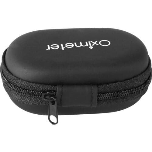 Digital Finger Pulse Oximeter Storage Bag Box Travel Sport Blood Oxygen Oximeter Protective Case Zipper Bag Storage Organizer