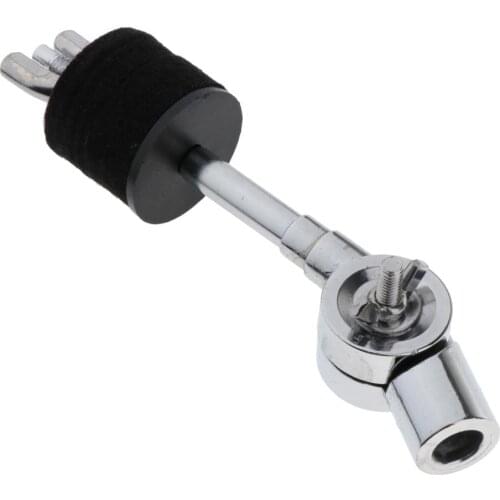 6in Cymbal Stacker Attachment Arm Mount Holder, with Quick-Set Mate Felt Washers, Short Boom Attachment