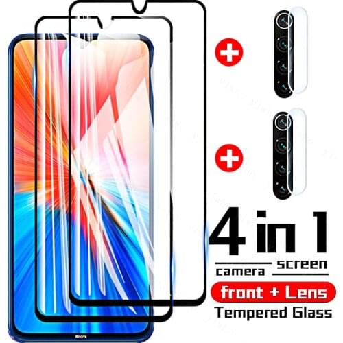 4 in 1 Screen Protector Protective Glass On The For Xiaomi Redmi Note 8 2021 8T 7 Note8 Pro 8pro Camera Lens Tempered glas Film