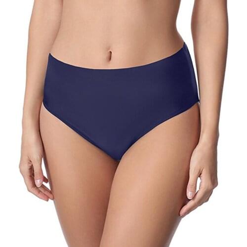 Women Swim Trunks Mid Waist Swimwear Bathing Swim Bottom Classic Sports Pants Bikini Bottom Swimwear Briefs Swim Shorts