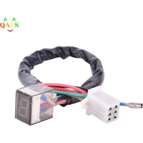 1PC Hot sale NEW Universal 5 gears Motorcycle LED Digital Gear Indicator Motorcycle Display Shift Lever Sensor