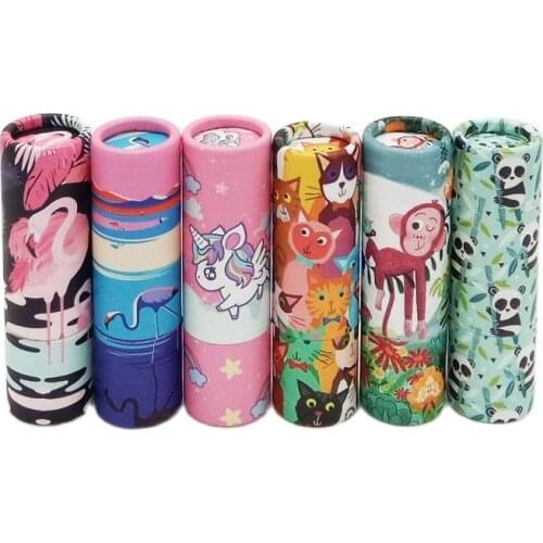 12.1mm Empty Kraft Paper Lipstick Tube Round Lip Balm Containers Papery Refillable Bottle Lip Balm Tubes 20pcs/Lot