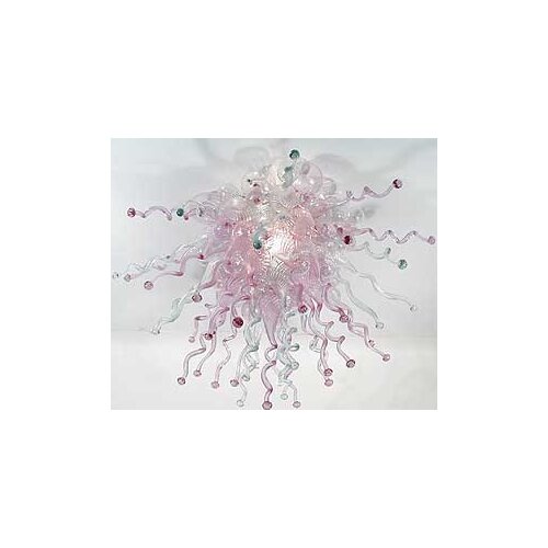 Free Shipping Beautiful Flower Chandelier Hand Blown Murano Glass for Hotel