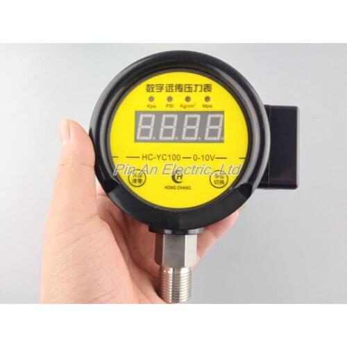 DC12V-24V 0-1MPA Digital remote pressure gauge constant pressure water supply HC-YC100 Digital remote pressure gauge