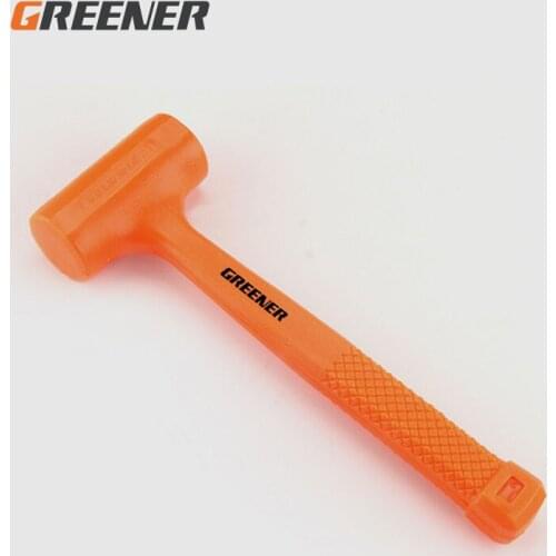 GREENER Rubber Mounting Hammer Tool Wear-Resistant Slip-Proof Installation Tools Double Head Tile Inelastic Wood Floor Plastic