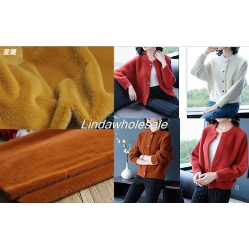 Faux Mink fur,Velvet rabbit fur fabric autumn and winter clothing faux fur fabric,160cm*50cm/pcs